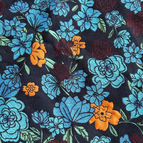 Real Pretty LOFT Jacquard Floral Print Short Skirt US 2 NWOT   - B510 - Picture 4 of 6